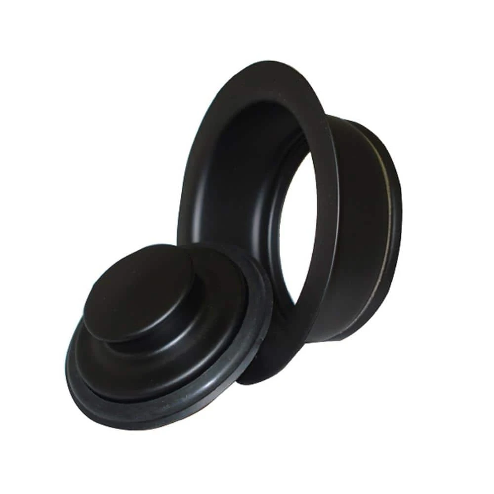 Designer Color Sink Flange and Stopper Set in Black Everbilt Designer Color Sink Flange and Stopper Set in Black -Appliance Parts Pros Shop black everbilt garbage disposal parts 21 dsfs3 bk 64 1000