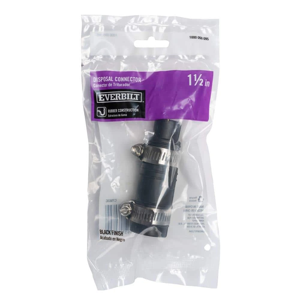 1-1/2 in. Black Rubber Dishwasher Garbage Disposal Connector Everbilt 1-1/2 in. Black Rubber Dishwasher Garbage Disposal Connector -Appliance Parts Pros Shop black everbilt garbage disposal parts c7983c 40 1000
