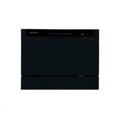 Farberware Professional Countertop Portable Dishwasher in Black with 6-Place Settings Capacity
