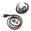 Garbage Disposal 3 ft. Power Cord Accessory Kit with Sink Stopper in Stainless Steel for InSinkErator Garbage Disposals -Appliance Parts Pros Shop black insinkerator garbage disposal parts crd 00 stp ds 64 1000