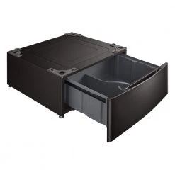 LG Electronics 29 in. Laundry Pedestal with Storage Drawer for Washers and Dryers in Black Steel -Appliance Parts Pros Shop black steel lg electronics washer and dryer pedestals wdp5b 4f 1000