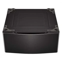 LG Electronics 29 in. Laundry Pedestal with Storage Drawer for Washers and Dryers in Black Steel