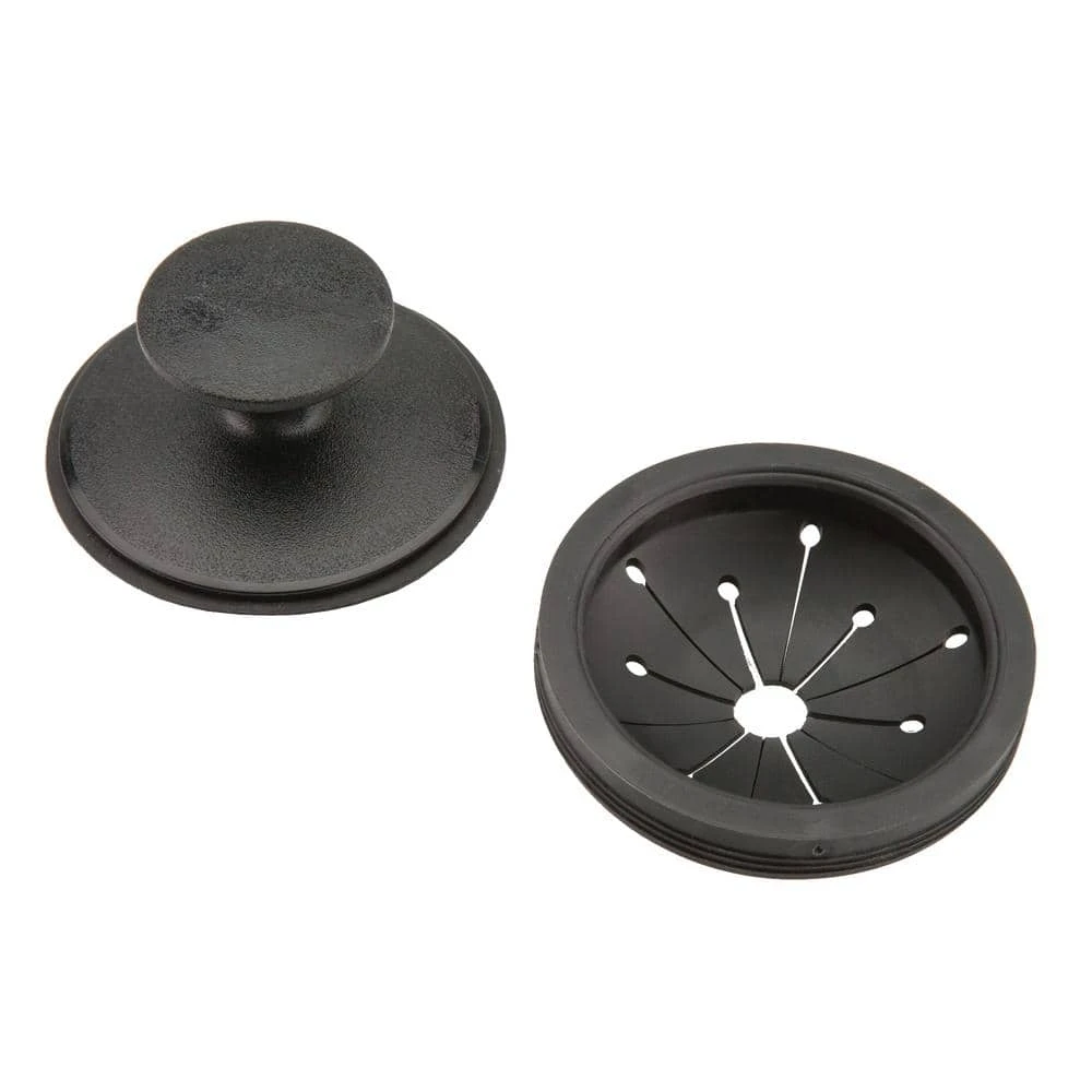 Garbage Disposal Plastic Drain Stopper and Splash Guard Waste King Garbage Disposal Plastic Drain Stopper and Splash Guard -Appliance Parts Pros Shop black waste king garbage disposal parts 1025 64 1000
