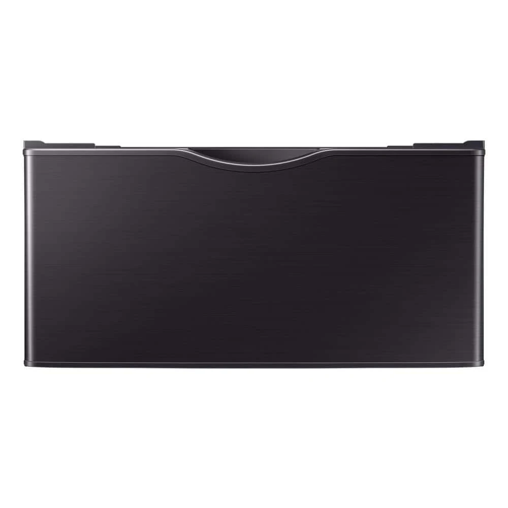 27 in. Laundry Pedestal in Fingerprint-Resistant Brushed Black with Storage Drawer Samsung 27 in. Laundry Pedestal in Fingerprint-Resistant Brushed Black with Storage Drawer -Appliance Parts Pros Shop brushed black samsung washer and dryer pedestals we402nv 64 1000