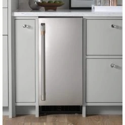 Cafe Ice Maker Door Kit in Stainless Steel -Appliance Parts Pros Shop cafe freezer parts cip75s1 31 1000