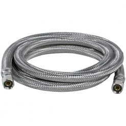 CERTIFIED APPLIANCE ACCESSORIES 5 ft. Braided Stainless Steel Ice Maker Connector (40-Pack) -Appliance Parts Pros Shop certified appliance accessories ice maker kits 843631129777 1f 1000