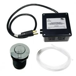 Unbranded Garbage Disposal Air Switch in Polished Chrome