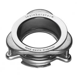 Quick Lock Mount in Chrome & Antimicrobial Quiet Collar Sink Baffle for InSinkErator Evolution Garbage Disposal -Appliance Parts Pros Shop chrome insinkerator garbage disposal parts qlm 00 qcb am 4f 1000