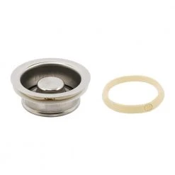 Prime-Line Garbage Disposal Flange with Stopper 3-1/2 in. Chrome with Putty