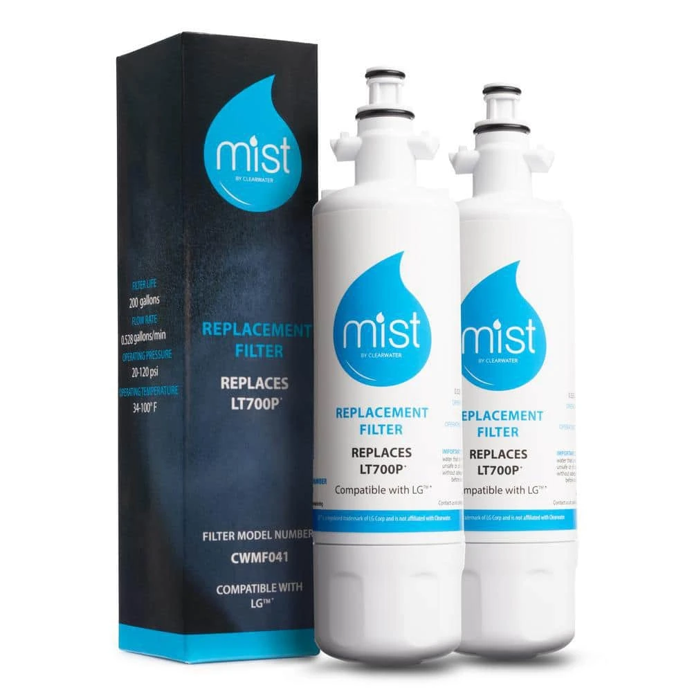 LT700P Replacement for LG LT700P, ADQ36006101, Kenmore 46-9690 Refrigerator Water Filter (2-Pack) Clearwater Filters LT700P Replacement for LG LT700P, ADQ36006101, Kenmore 46-9690 Refrigerator Water Filter (2-Pack) -Appliance Parts Pros Shop clearwater filters refrigerator water filters adq36006101 cwmf241 64 1000