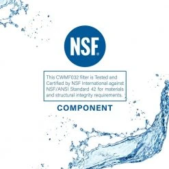 Clearwater Filters GE MSWF Compatible with GE MSWF, 101820A, 101821B, 101821-B Refrigerator Water Filter (3-Pack) 5 Clearwater Filters GE MSWF Compatible with GE MSWF, 101820A, 101821B, 101821-B Refrigerator Water Filter (3-Pack) -Appliance Parts Pros Shop clearwater filters refrigerator water filters mswf cwmf332 1f 1000