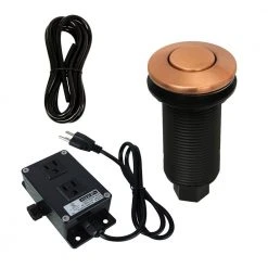 Akicon Copper Garbage Disposal Kitchen Air Switch Kit