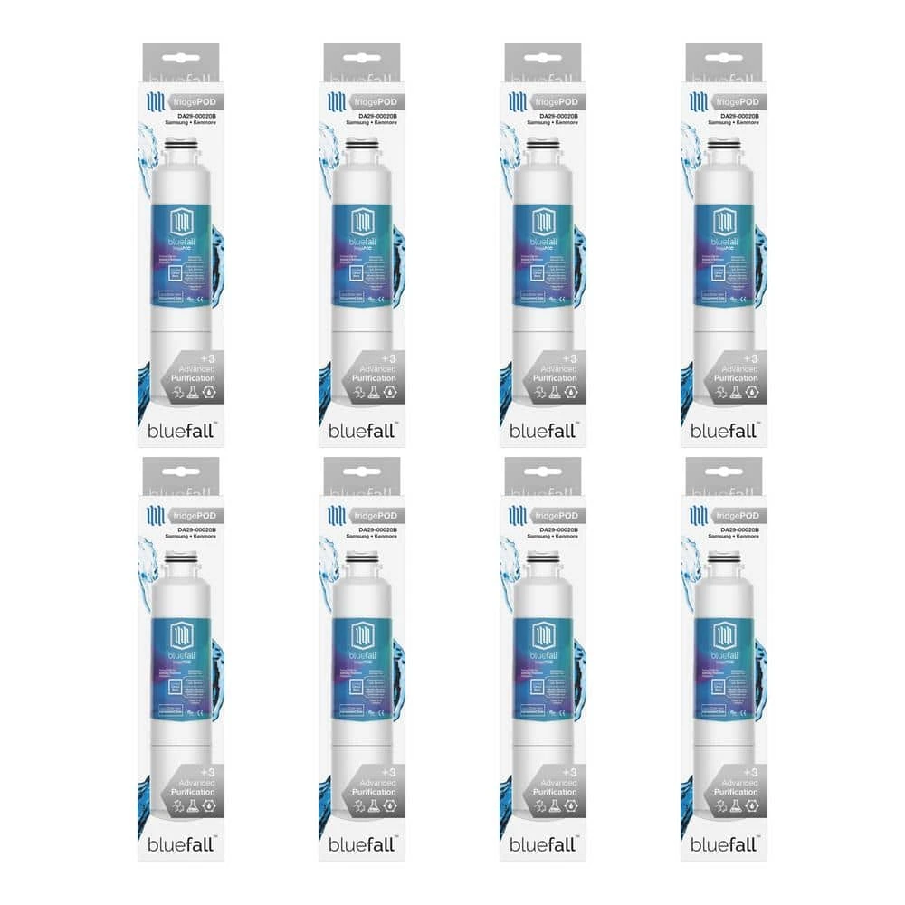 8 Compatible Refrigerator Water Filters Fits Samsung (Value Pack) DRINKPOD 8 Compatible Refrigerator Water Filters Fits Samsung (Value Pack) -Appliance Parts Pros Shop drinkpod refrigerator water filters bfda2900020b8pk c3 1000