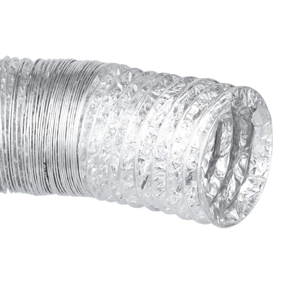 4 in. x 8 ft. Flexible Aluminum Dryer Vent Duct Everbilt 4 in. x 8 ft. Flexible Aluminum Dryer Vent Duct -Appliance Parts Pros Shop everbilt dryer parts btd48hd a0 1000