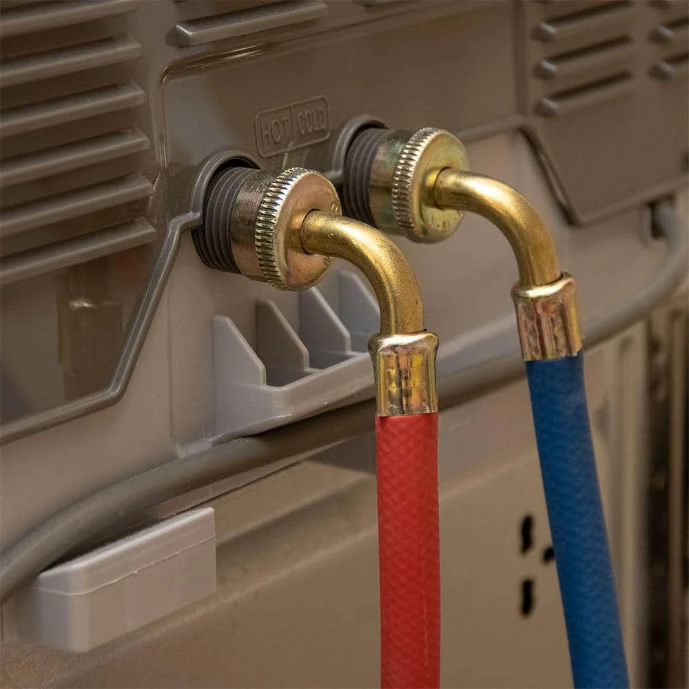 4 ft. Universal Rubber Washing Machine Hose with Elbow (2-Pack) Everbilt 4 ft. Universal Rubber Washing Machine Hose with Elbow (2-Pack) -Appliance Parts Pros Shop everbilt washing machine parts 98258 1f 1000