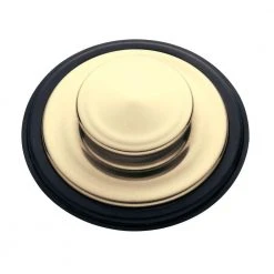 Kitchen Sink Flange & Sink Stopper for InSinkErator Garbage Disposals in French Gold 5 Kitchen Sink Flange & Sink Stopper for InSinkErator Garbage Disposals in French Gold -Appliance Parts Pros Shop french gold insinkerator garbage disposal parts flg stp fg 4f 1000