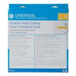 GE Flexible Metal Dryer Duct 9 GE Flexible Metal Dryer Duct -Appliance Parts Pros Shop ge dryer parts pm08x10085ds c3 1000