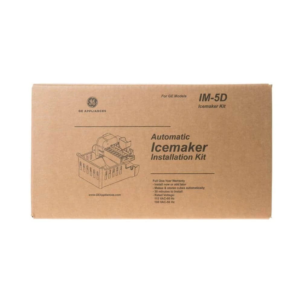 3 lbs. Optional Second Ice Maker Kit in White for GE Bottom Freezers 3 lbs. Optional Second Ice Maker Kit in White for GE Bottom Freezers -Appliance Parts Pros Shop ge ice maker kits im5d c3 1000