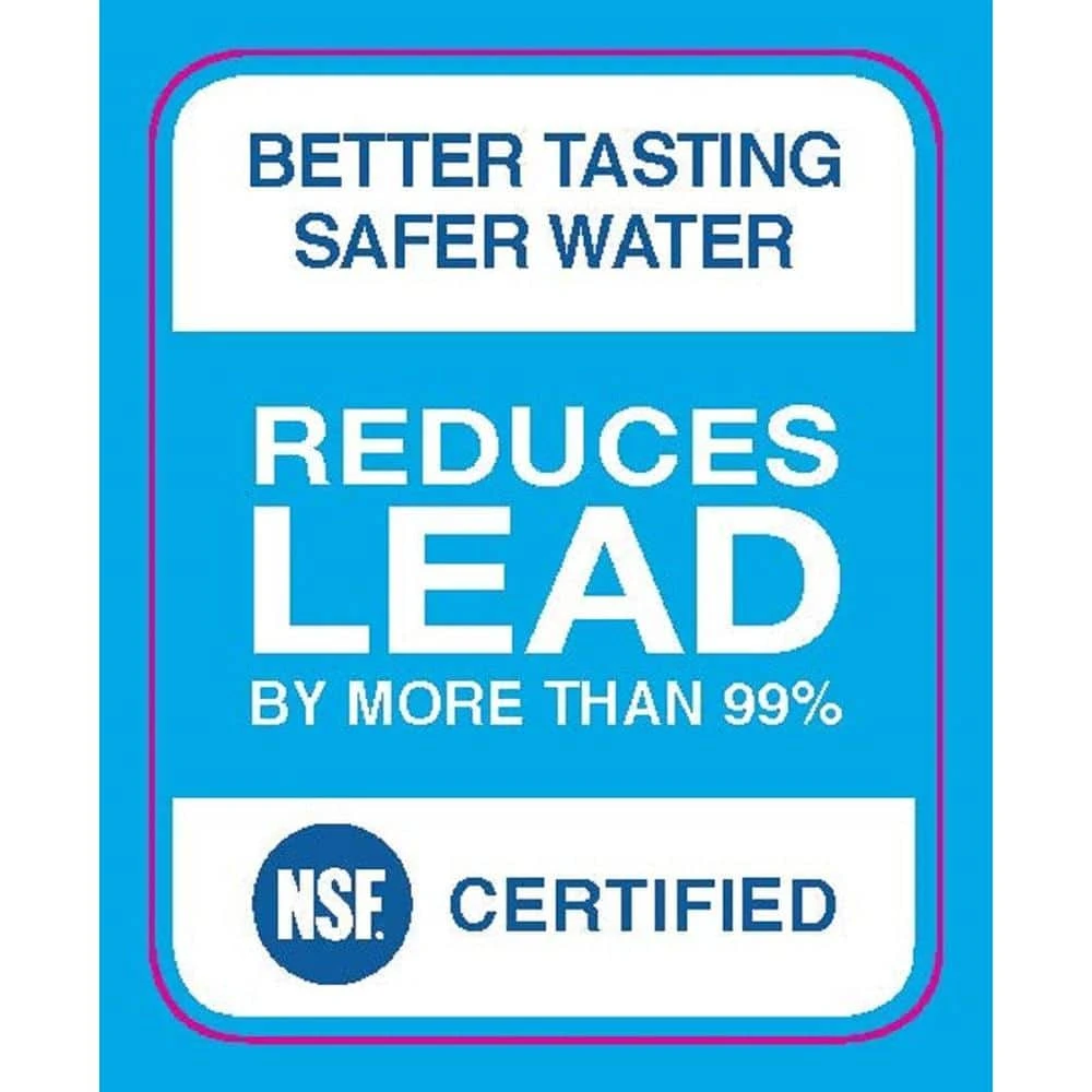 Advanced Refrigerator/Ice-Maker 6-Month Replacement Water Filter Glacier Bay Advanced Refrigerator/Ice-Maker 6-Month Replacement Water Filter -Appliance Parts Pros Shop glacier bay refrigerator water filters hdgref4 4f 1000