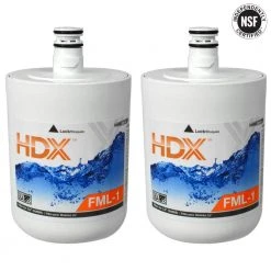 HDX FML-1 Premium Refrigerator Water Filter Replacement Fits LG LT500P (2-Pack) 8 HDX FML-1 Premium Refrigerator Water Filter Replacement Fits LG LT500P (2-Pack) -Appliance Parts Pros Shop hdx refrigerator water filters 107013 77 1000