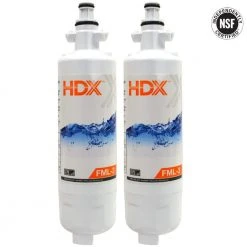 HDX FML-3 Premium Refrigerator Water Filter Replacement Fits LG LT700P (2-Pack) 7 HDX FML-3 Premium Refrigerator Water Filter Replacement Fits LG LT700P (2-Pack) -Appliance Parts Pros Shop hdx refrigerator water filters 107021 77 1000