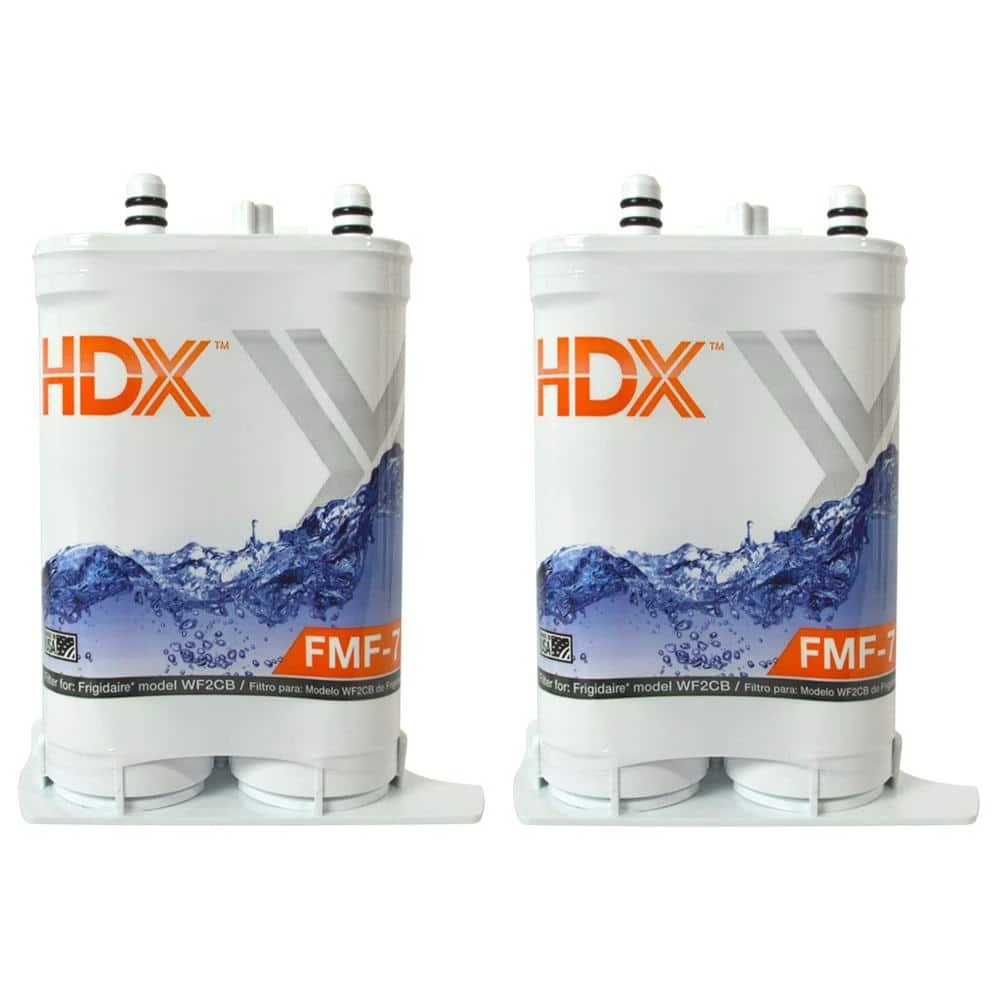FMF-7 Premium Refrigerator Water Filter Replacement Fits Frigidaire Pure Source 2 (2-Pack) HDX FMF-7 Premium Refrigerator Water Filter Replacement Fits Frigidaire Pure Source 2 (2-Pack) -Appliance Parts Pros Shop hdx refrigerator water filters 107105 64 1000