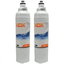 HDX FML-4 Premium Refrigerator Water Filter Replacement Fits LG LT800P (2-Pack)
