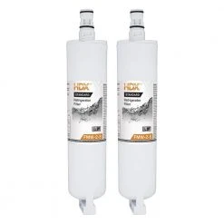HDX FMW-2-S Standard Refrigerator Water Filter Replacement Fits Whirlpool Filter 5 (2-Pack)