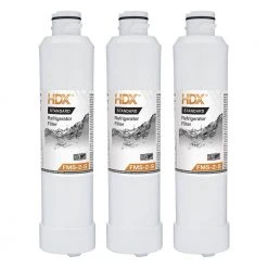 HDX FMS-2-S Standard Refrigerator Water Filter Replacement Fits Samsung HAF-CINS (3-Pack)
