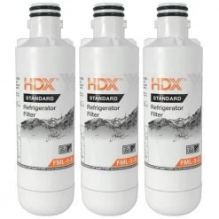 HDX FML-5-S Standard Refrigerator Water Filter Replacement Fits LG LT1000P (3-Pack)