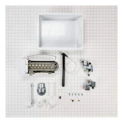 Unbranded 5 in. Plastic Icemaker Installation Kit 3 Unbranded 5 in. Plastic Icemaker Installation Kit -Appliance Parts Pros Shop ice maker kits w11459724 4f 1000