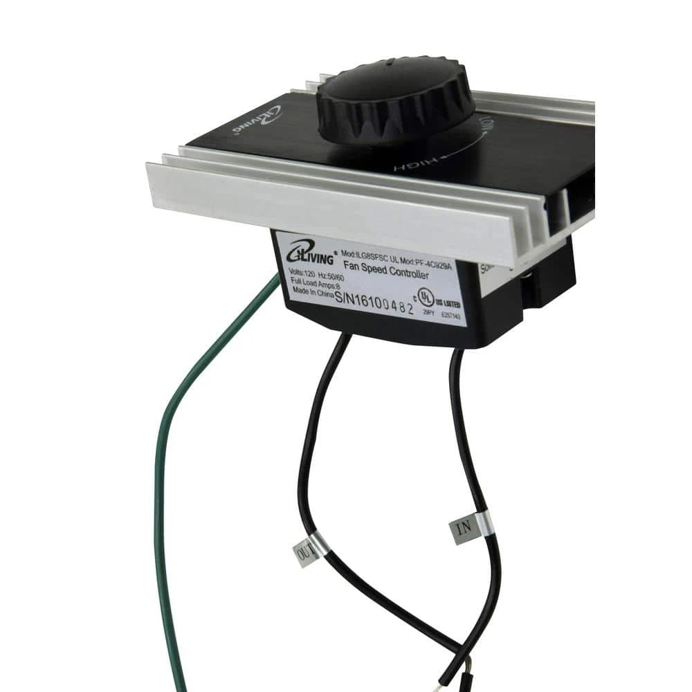 120-Volt 8 Amp Solid State Variable Adjustable Precision Fan Speed Controller ILIVING 120-Volt 8 Amp Solid State Variable Adjustable Precision Fan Speed Controller -Appliance Parts Pros Shop iliving portable fan parts ilg8sfsc c3 1000