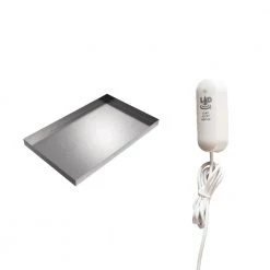 Killarney Metals 24 in. x 15 in. x 1.5 in. Stainless Steel Ice Maker Drip Pan With LAD