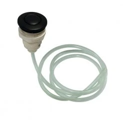 Kingston Brass Trimscape Gourmetier Disposal Air Switch Button in Matte Black