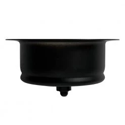 SINKOLOGY SinkSense Kitchen Sink 3.5 in. Disposal Flange Drain with Stopper in Matte Black 4 SINKOLOGY SinkSense Kitchen Sink 3.5 in. Disposal Flange Drain with Stopper in Matte Black -Appliance Parts Pros Shop matte black sinkology garbage disposal parts td35 06 4f 1000