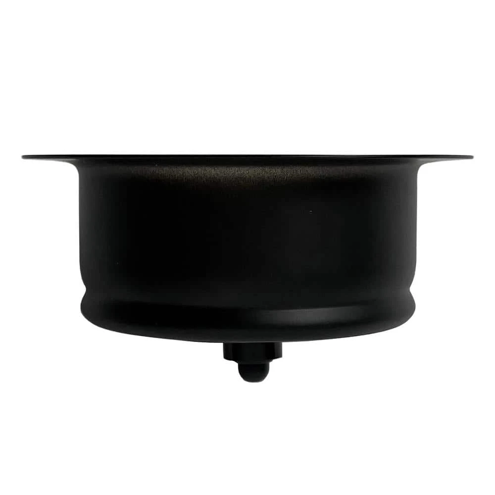 SinkSense Kitchen Sink 3.5 in. Disposal Flange Drain with Stopper in Matte Black SINKOLOGY SinkSense Kitchen Sink 3.5 in. Disposal Flange Drain with Stopper in Matte Black -Appliance Parts Pros Shop matte black sinkology garbage disposal parts td35 06 4f 1000