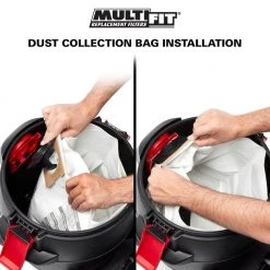 MULTI FIT 15 Gallon to 22 Gallon Dust Collection Bags for Shop-Vac Branded Wet/Dry Shop Vacuums (12-Pack) 4 MULTI FIT 15 Gallon to 22 Gallon Dust Collection Bags for Shop-Vac Branded Wet/Dry Shop Vacuums (12-Pack) -Appliance Parts Pros Shop multi fit shop vacuum attachments vf2008b a0 1000
