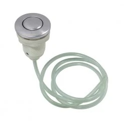 Kingston Brass Trimscape Gourmetier Disposal Air Switch Button in Polished Chrome