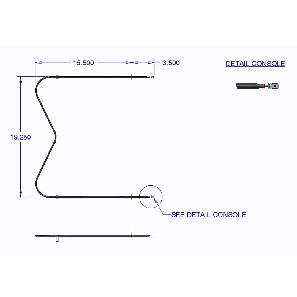 Oven Heating Element Range Kleen Oven Heating Element -Appliance Parts Pros Shop range kleen stove parts 7505 4f 1000