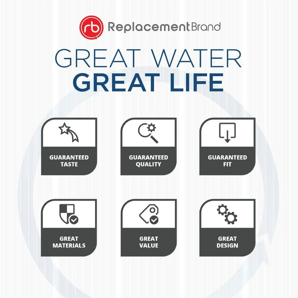 GSWF Comparable Refrigerator Water Filter (3-Pack) ReplacementBrand GSWF Comparable Refrigerator Water Filter (3-Pack) -Appliance Parts Pros Shop replacementbrand refrigerator water filters rb g2 3 pack 4f 1000