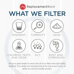 ReplacementBrand UKF7003 Comparable Refrigerator Water Filter (2-Pack) 3 ReplacementBrand UKF7003 Comparable Refrigerator Water Filter (2-Pack) -Appliance Parts Pros Shop replacementbrand refrigerator water filters rb m2 2 pack c3 1000