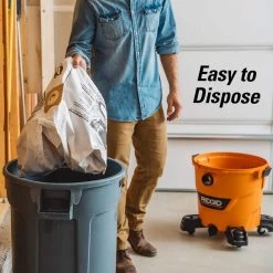 High-Efficiency Size A Dust Collection Bags for 12 to 16 Gallon RIDGID Wet/Dry Shop Vacuums (2-Pack) -Appliance Parts Pros Shop ridgid shop vacuum attachments vf3502 44 1000