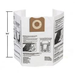High-Efficiency Size A Dust Collection Bags for 12 to 16 Gallon RIDGID Wet/Dry Shop Vacuums (2-Pack) -Appliance Parts Pros Shop ridgid shop vacuum attachments vf3502 fa 1000