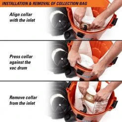 Premium Size A Wet or Dry Dust and Debris Bags for Select 12 to 16 Gallon RIDGID Wet/Dry Shop Vacuums (2-Pack) 5 Premium Size A Wet or Dry Dust and Debris Bags for Select 12 to 16 Gallon RIDGID Wet/Dry Shop Vacuums (2-Pack) -Appliance Parts Pros Shop ridgid shop vacuum attachments vf3702 a0 1000
