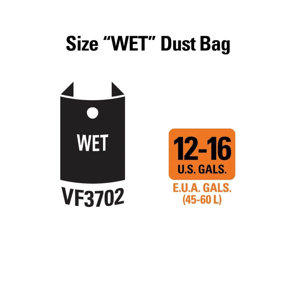 Premium Size A Wet or Dry Dust and Debris Bags for Select 12 to 16 Gallon RIDGID Wet/Dry Shop Vacuums (2-Pack) Premium Size A Wet or Dry Dust and Debris Bags for Select 12 to 16 Gallon RIDGID Wet/Dry Shop Vacuums (2-Pack) -Appliance Parts Pros Shop ridgid shop vacuum attachments vf3702 e1 1000