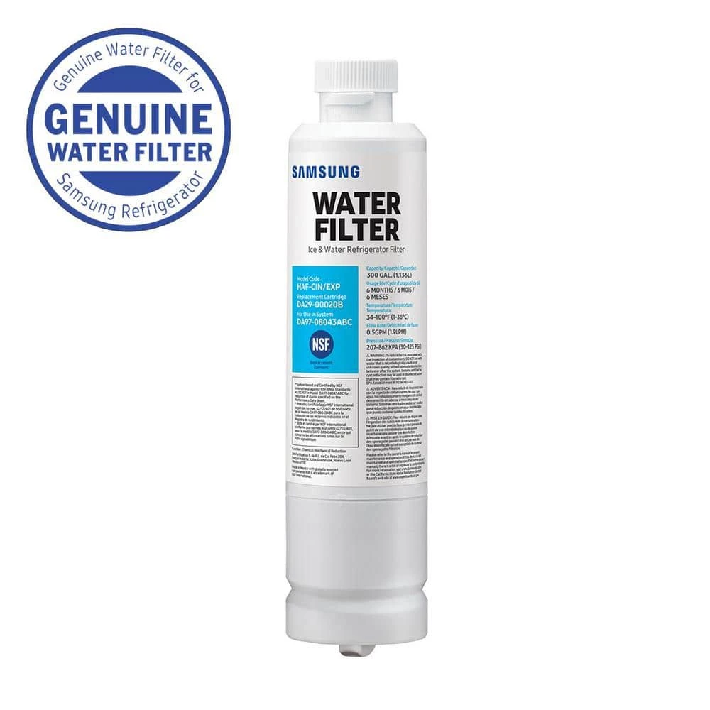 Genuine HAF-CIN/EXP Water Filter for Samsung Refrigerators Genuine HAF-CIN/EXP Water Filter for Samsung Refrigerators -Appliance Parts Pros Shop samsung refrigerator water filters haf cins e1 1000