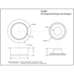Belle Foret Disposal Ring and Stopper in Satin Nickel 4 Belle Foret Disposal Ring and Stopper in Satin Nickel -Appliance Parts Pros Shop satin nickel belle foret garbage disposal parts bfndfsss 4f 1000