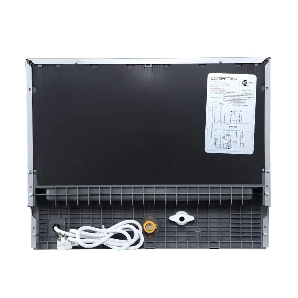 22 in. Wide 6-Place Setting Energy Star Rated Countertop Dishwasher - Silver EdgeStar 22 in. Wide 6-Place Setting Energy Star Rated Countertop Dishwasher - Silver -Appliance Parts Pros Shop silver edgestar countertop dishwashers dwp62sv 1f 1000