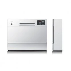 SPT 21 in. Silver Digital Countertop 120-Volt Dishwasher with 6-Cycles with 6-Place Settings Capacity 7 SPT 21 in. Silver Digital Countertop 120-Volt Dishwasher with 6-Cycles with 6-Place Settings Capacity -Appliance Parts Pros Shop silver spt countertop dishwashers sd 2225dsa 1f 1000