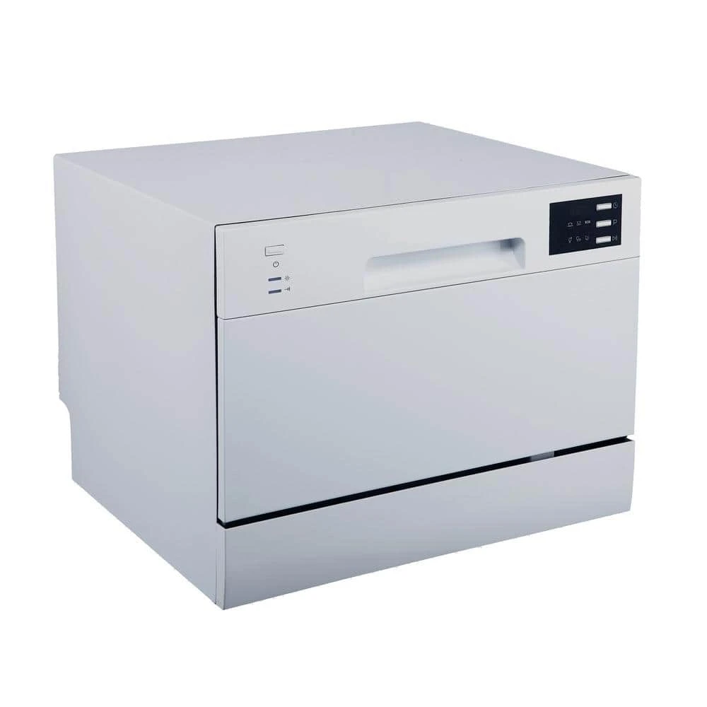 21 in. Silver Digital Countertop 120-Volt Dishwasher with 6-Cycles with 6-Place Settings Capacity SPT 21 in. Silver Digital Countertop 120-Volt Dishwasher with 6-Cycles with 6-Place Settings Capacity -Appliance Parts Pros Shop silver spt countertop dishwashers sd 2225dsa 4f 1000